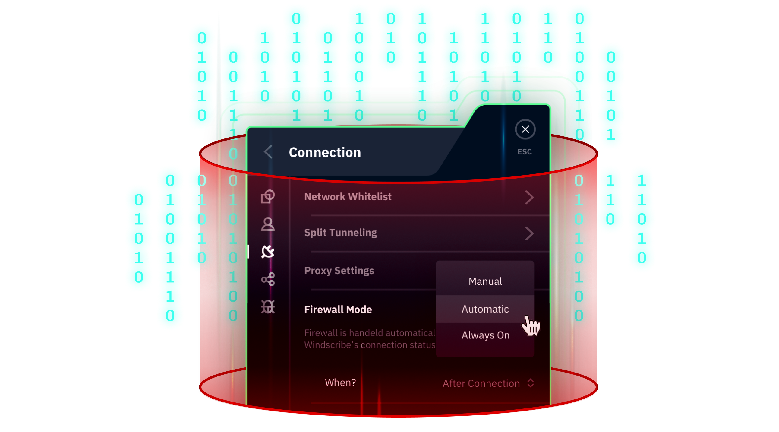 De firewall die de killswitch omlegde